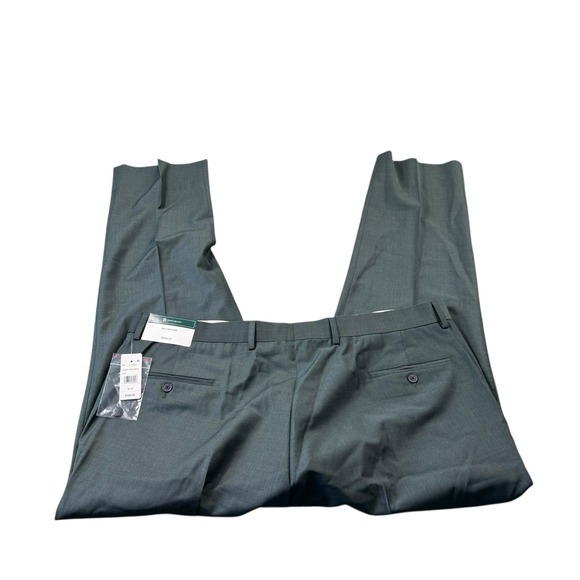 Brooks Brothers Forest Green Flat Front Wool Men's Trouser Size 42x32 NWT - Picture 2 of 7